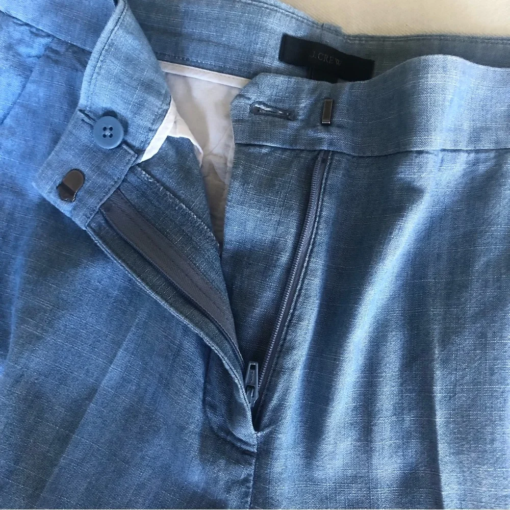 J. Crew Chambray Scalloped Shorts❗️
